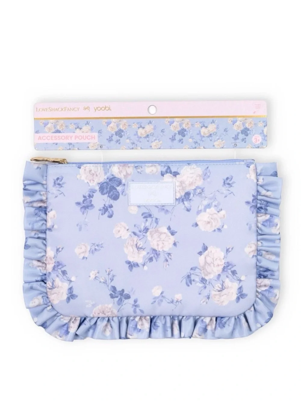 LoveShackFancy × Target - Yoobi Everblooming Rosettes Flat Zip Pencil Case